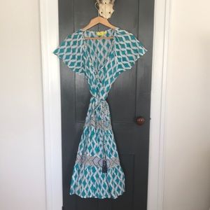 Roberta Roller Rabbit Wrap Cotton Dress